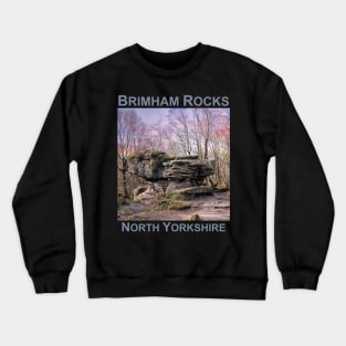 Brimham Rocks Sunset, North Yorkshire UK gift Crewneck Sweatshirt